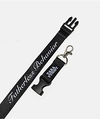 Tara Yummy Fatherless Behavior Black Lanyard