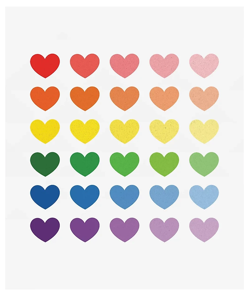 Tattly Glitter Hearts Temporary Tattoo Sheets