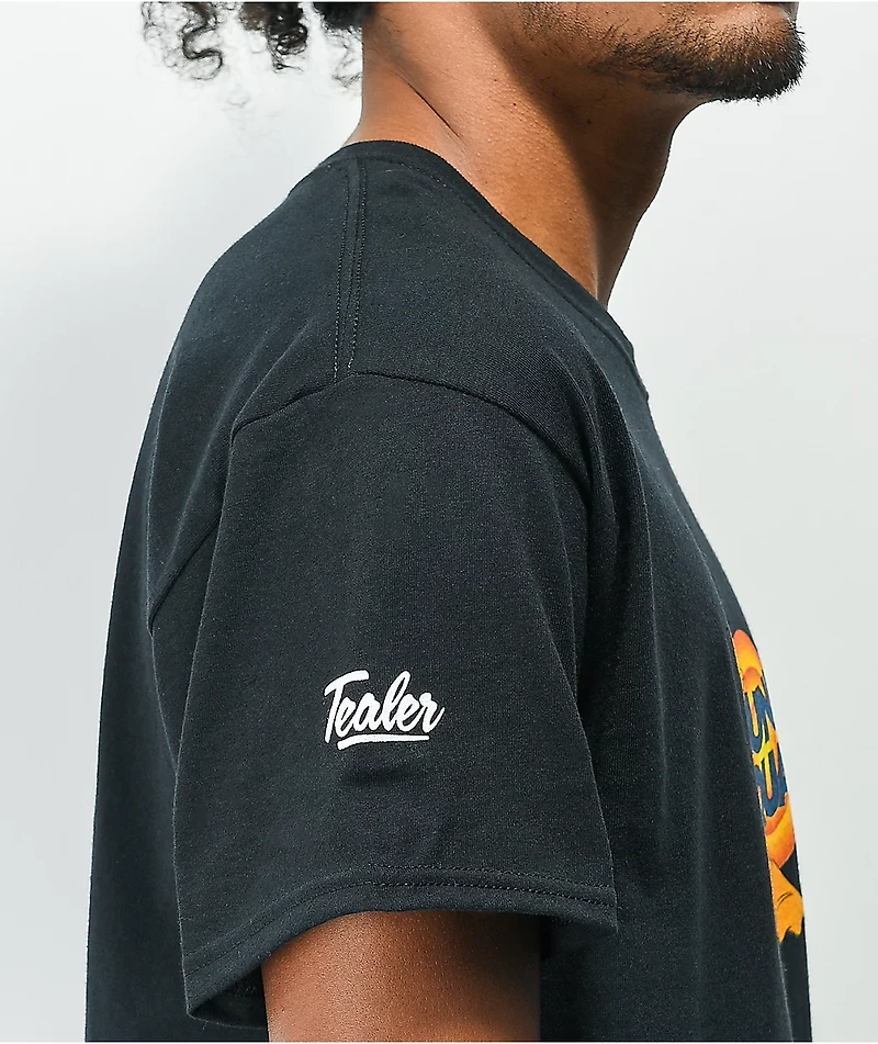 Tealer x Space Jam: A New Legacy Daffy Duck Black T-Shirt