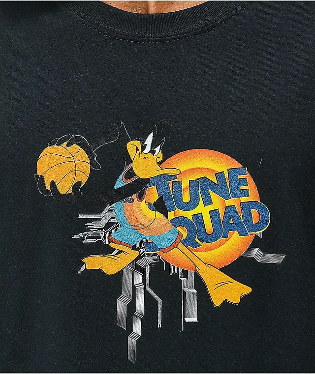 Tealer x Space Jam: A New Legacy Daffy Duck Black T-Shirt at Plaza