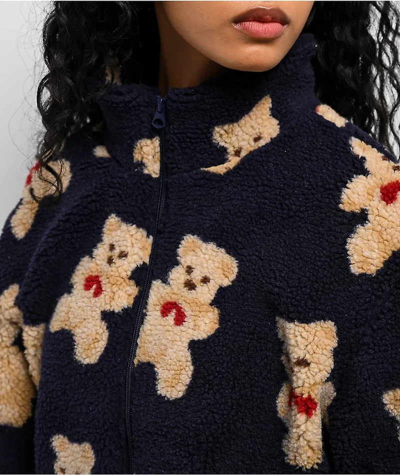 Teddy Bear Sherpa Zip Jacket