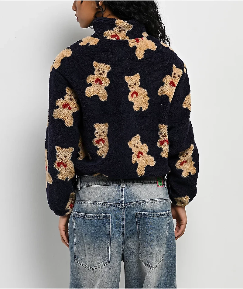 Teddy Bear Sherpa Zip Jacket