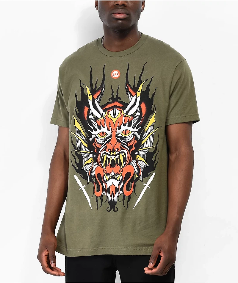 Teen Hearts Dragon Green T-Shirt