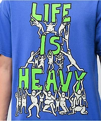 Teenage Life Is Heavy Blue T-Shirt