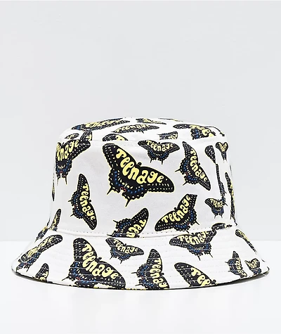 Teenage Metamorphosis White Bucket Hat
