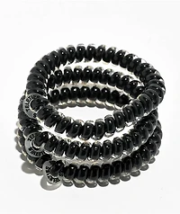 Teleties Jet Black Small Hair Ties