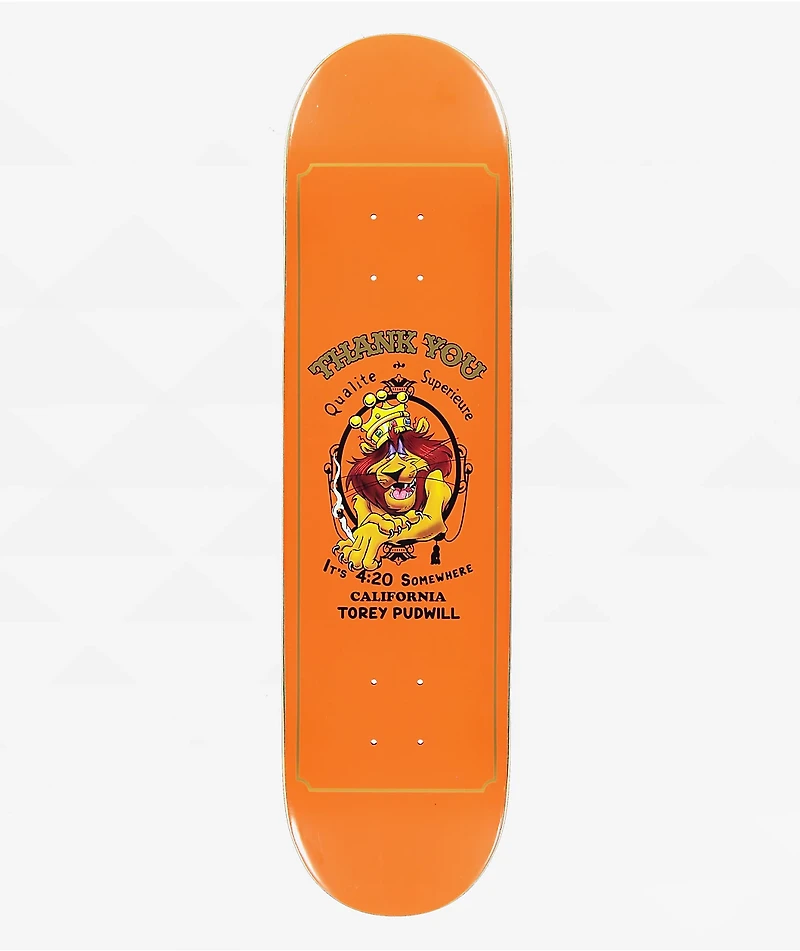 Thank You Pudwill Roll Up 8.0" Skateboard Deck