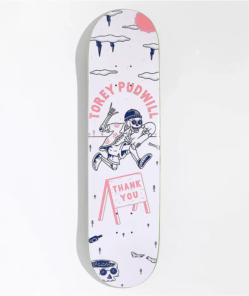 Thank You Pudwill Zapped 8.0" Skateboard Deck