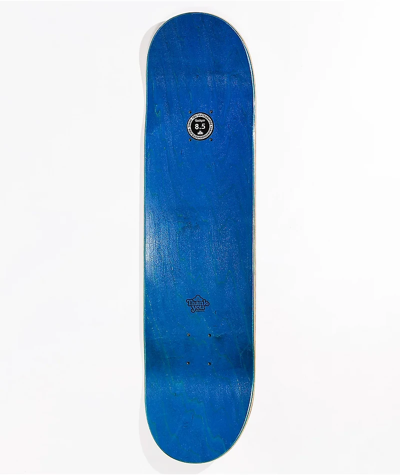 Thank You Ripple Grid 8.5" Skateboard Deck
