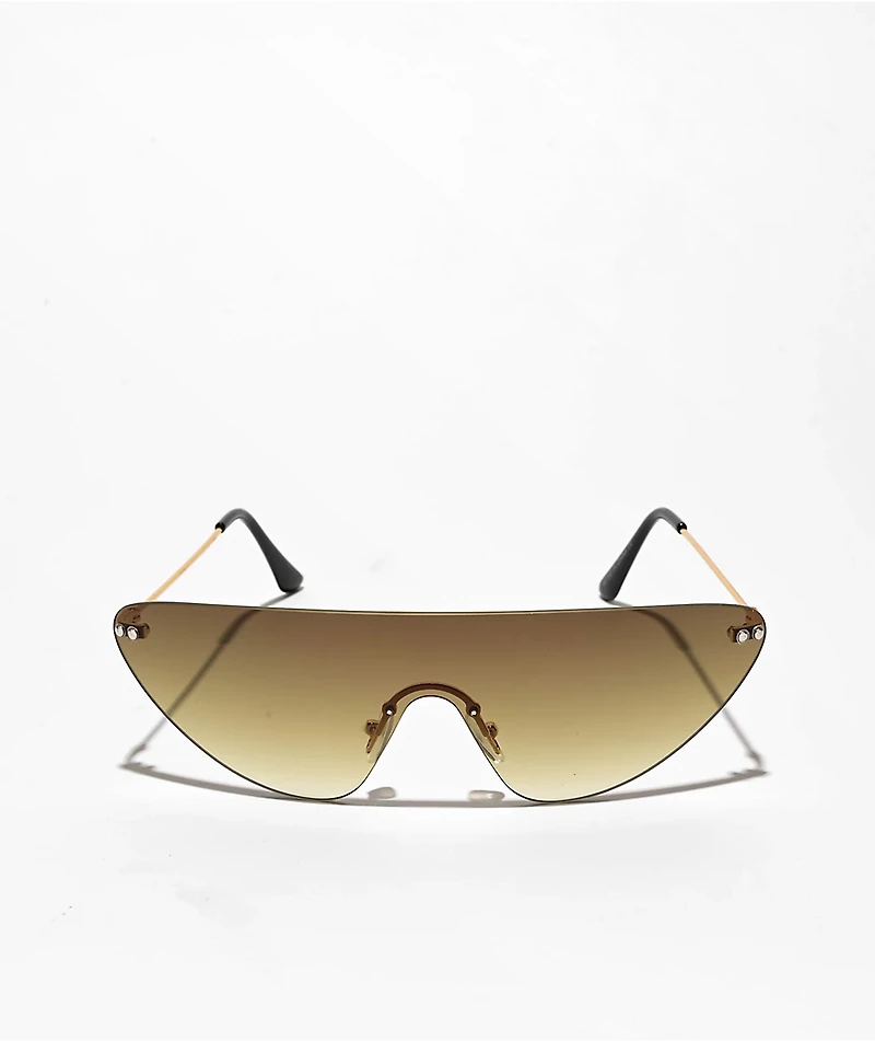 The 90s Girl Brown Sunglasses