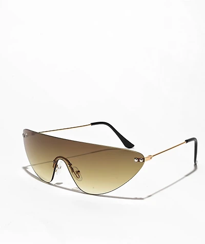 The 90s Girl Brown Sunglasses