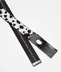 The Artist Collective Dalmatians Black & White Reversible Web Belt