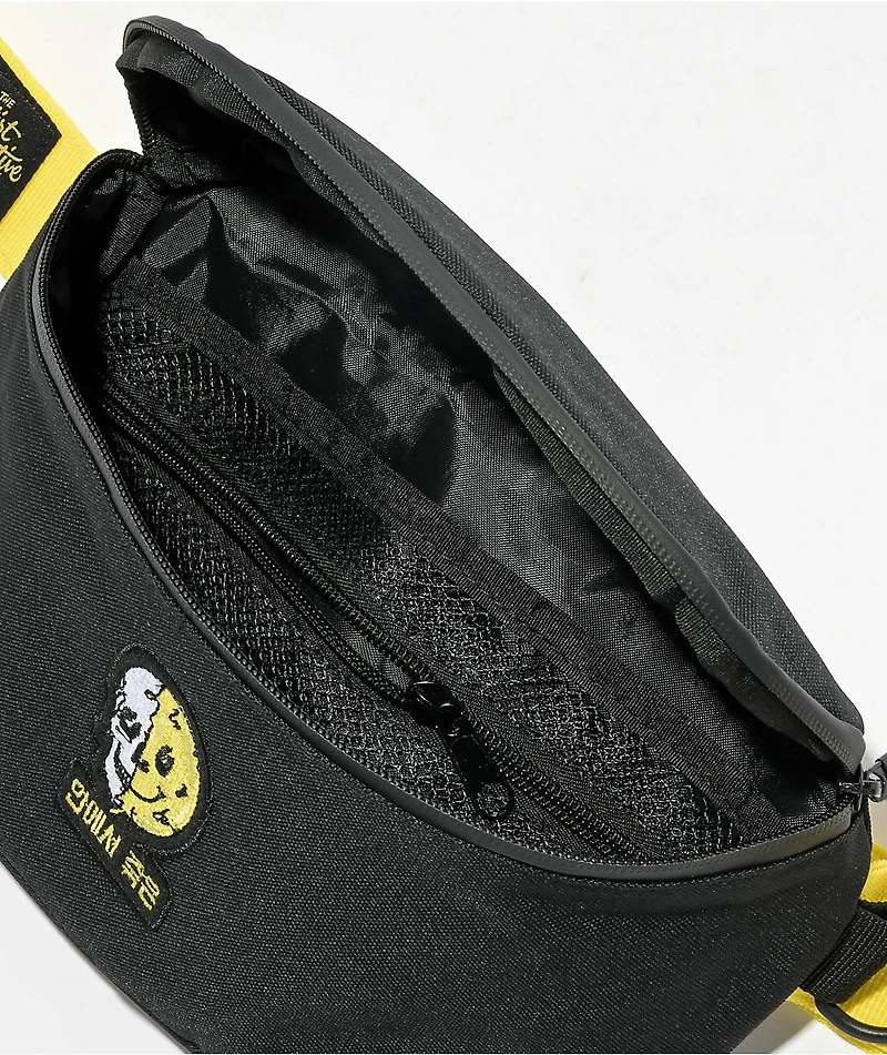 The Artist Collective Dead Inside Black & Yellow Fanny Pack