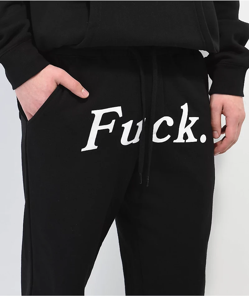 The Artist Collective Fuck. Black Sweatpants