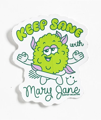 The Artist Collective Keep Sane Sticker