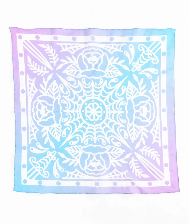 The Artist Collective Tattoo Blue Gradient Bandana