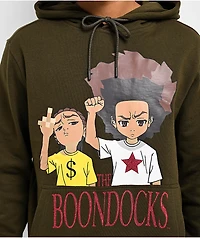 The Boondocks Brothers Green Hoodie