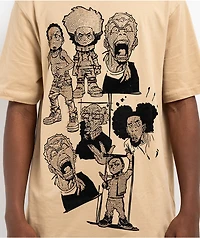 The Boondocks Character Stones Natural T-Shirt