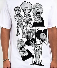 The Boondocks Character Stones White T-Shirt