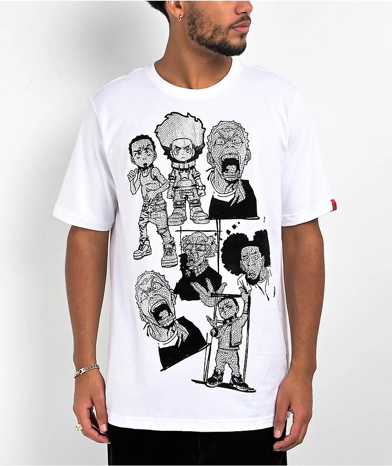 The Boondocks Character Stones White T-Shirt