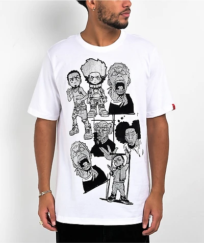 The Boondocks Character Stones White T-Shirt