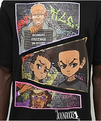 The Boondocks Comic Strip Black T-Shirt