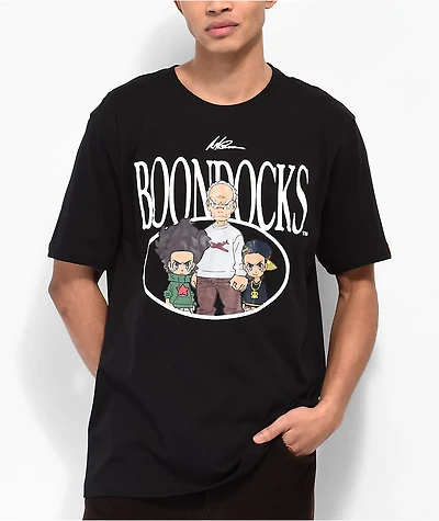 The Boondocks Family Black T-Shirt