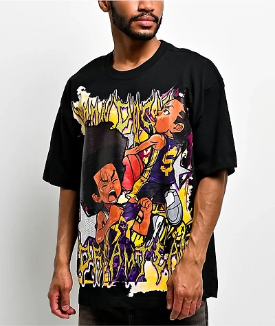 The Boondocks Full Court Black T-Shirt
