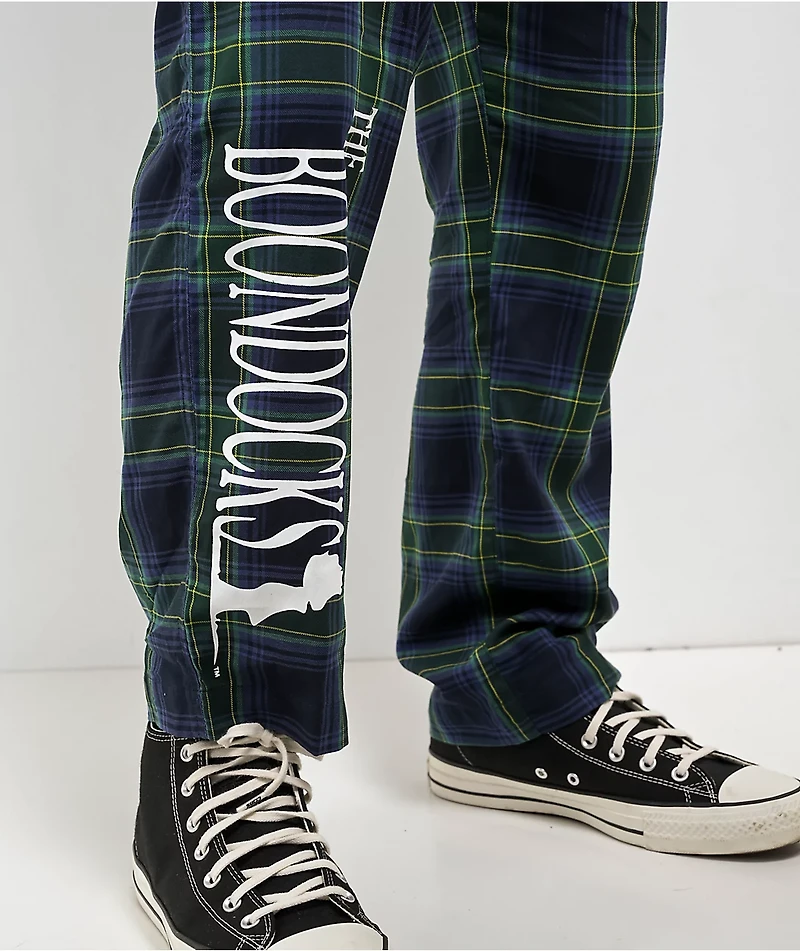 The Boondocks Green Plaid Pajama Pants