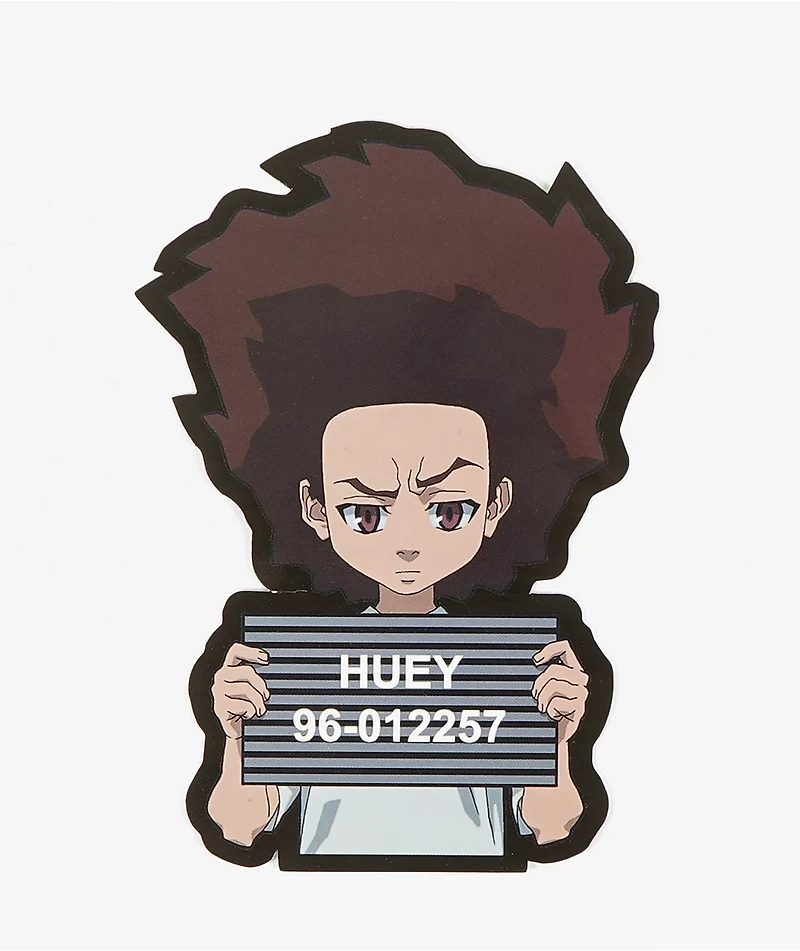 The Boondocks Huey Mugshot Sticker