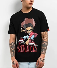 The Boondocks Huey Skate Champ Black T-Shirt