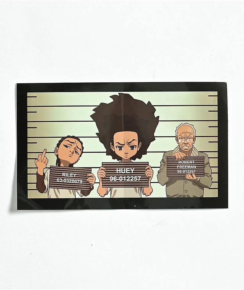 The Boondocks Mugshot Sticker