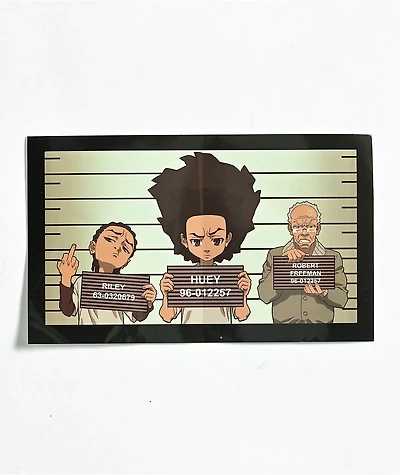 The Boondocks Mugshot Sticker