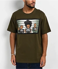 The Boondocks Mugshot Stones Green T-Shirt