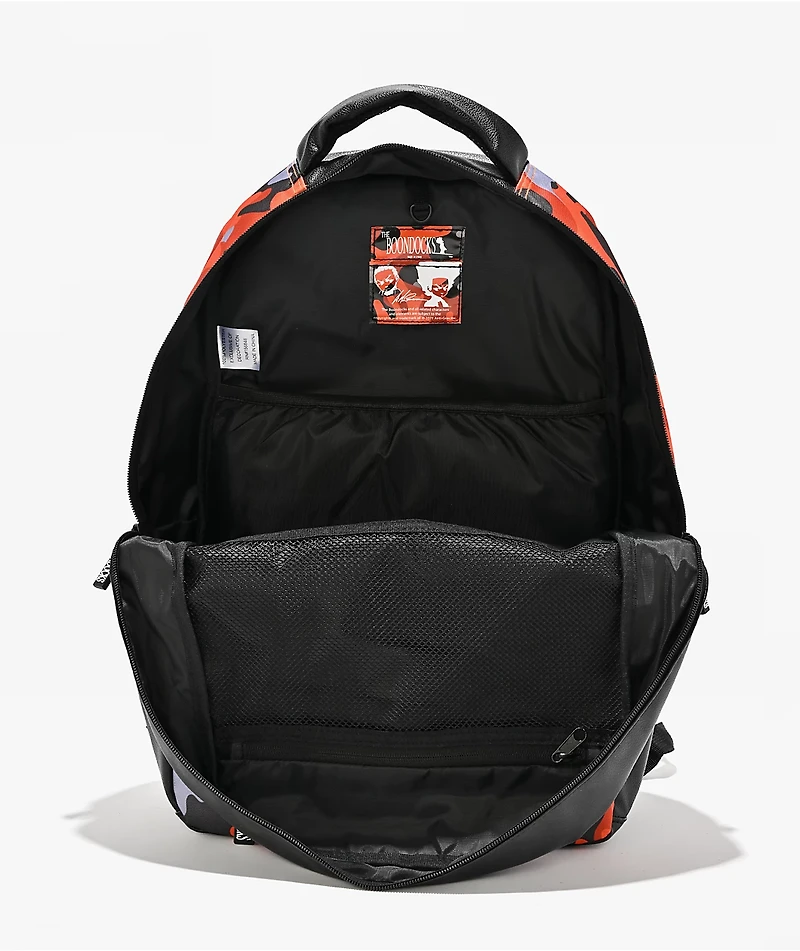 The Boondocks Orange Camo Backpack