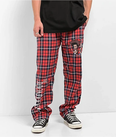 The Boondocks Red Plaid Pajama Pants