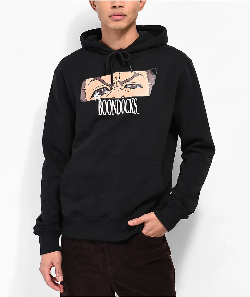 The Boondocks Riley Eyes Black Hoodie