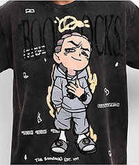 The Boondocks Riley King Black Wash T-Shirt