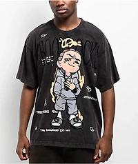 The Boondocks Riley King Black Wash T-Shirt