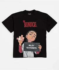 The Boondocks Riley Mugshot Black T-Shirt