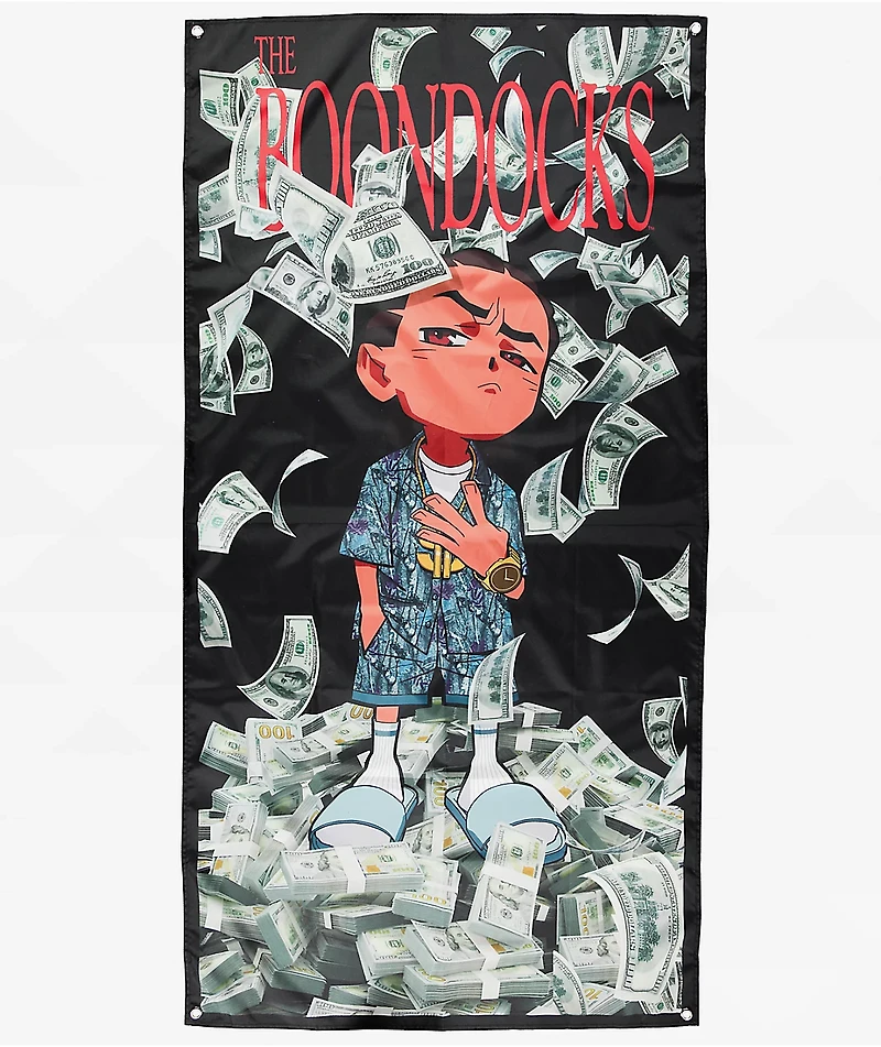 The Boondocks Riley Rain Banner
