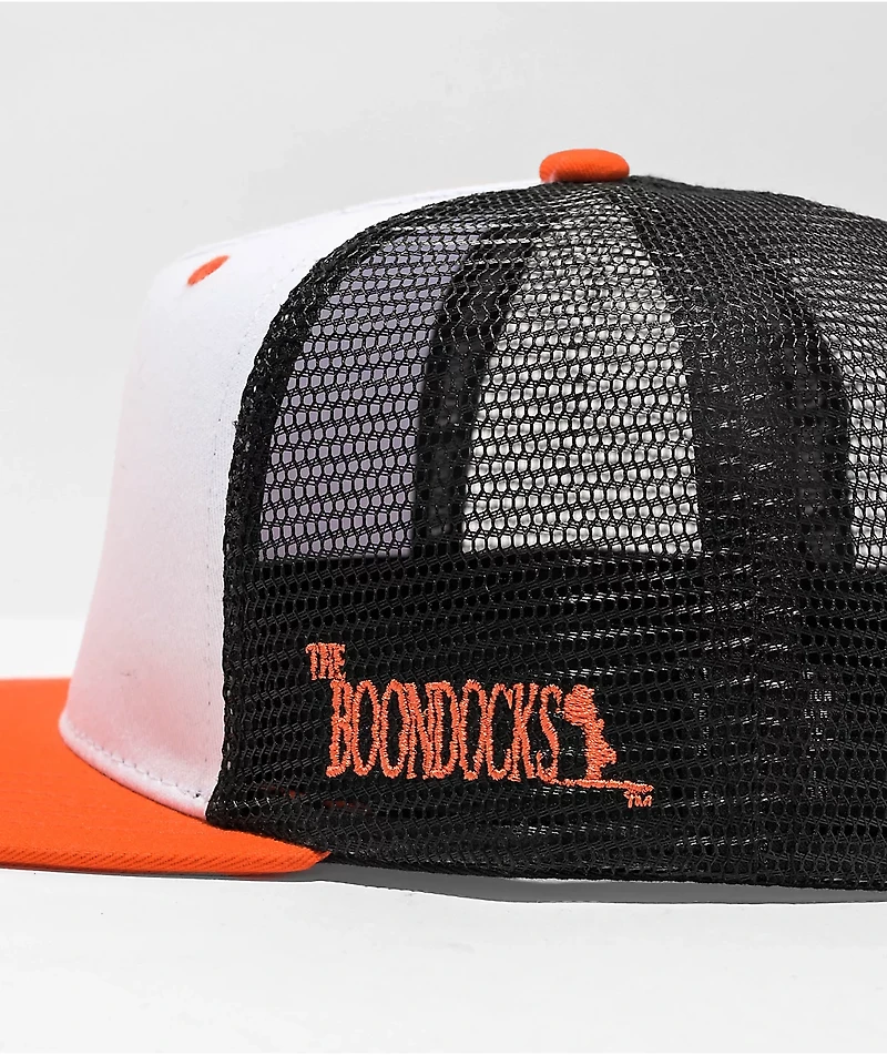 The Boondocks Riley x Huey Black & Orange Trucker Hat