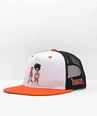 The Boondocks Riley x Huey Black & Orange Trucker Hat