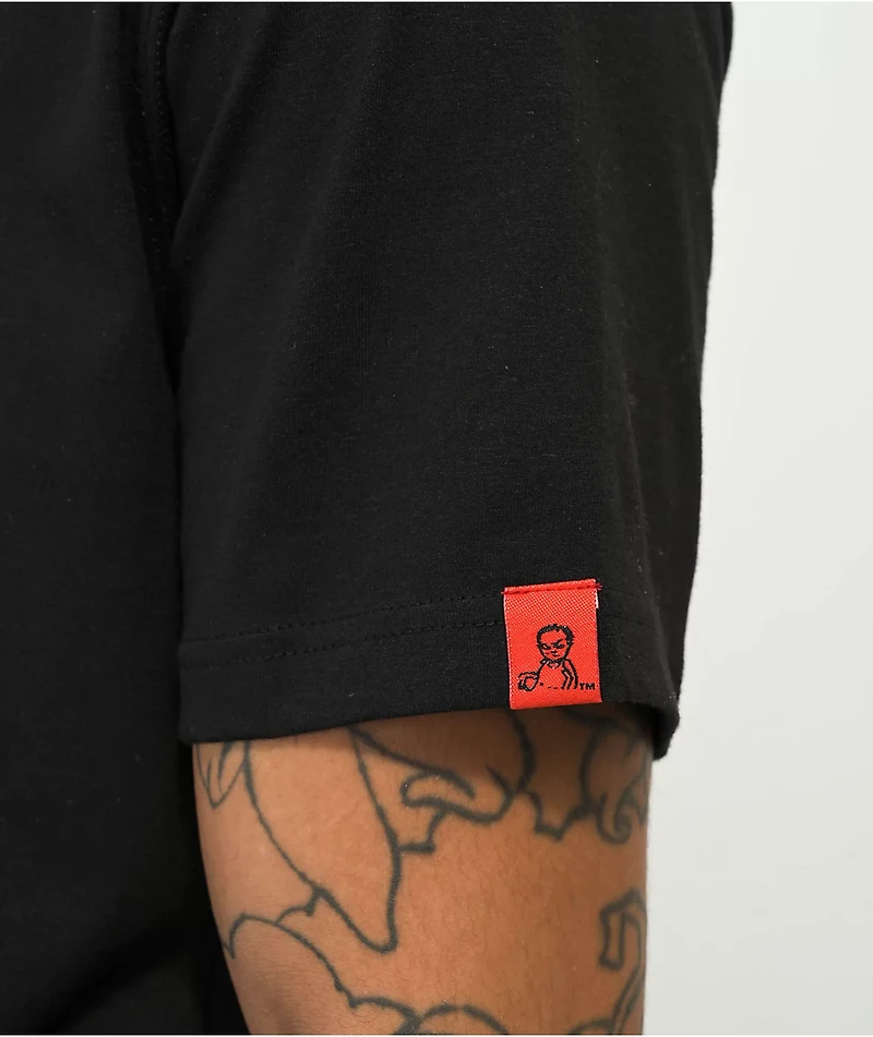 The Boondocks Samurai Huey Black T-Shirt
