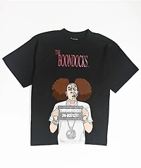 The Boondocks Thugnificent Mugshot Black T-Shirt