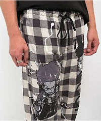 The Boondocks White Plaid Pajama Pants
