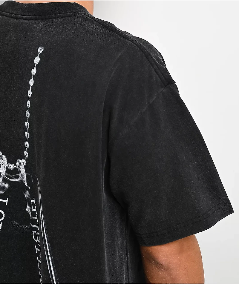 The Champ Is Here Black Wash T-Shirt