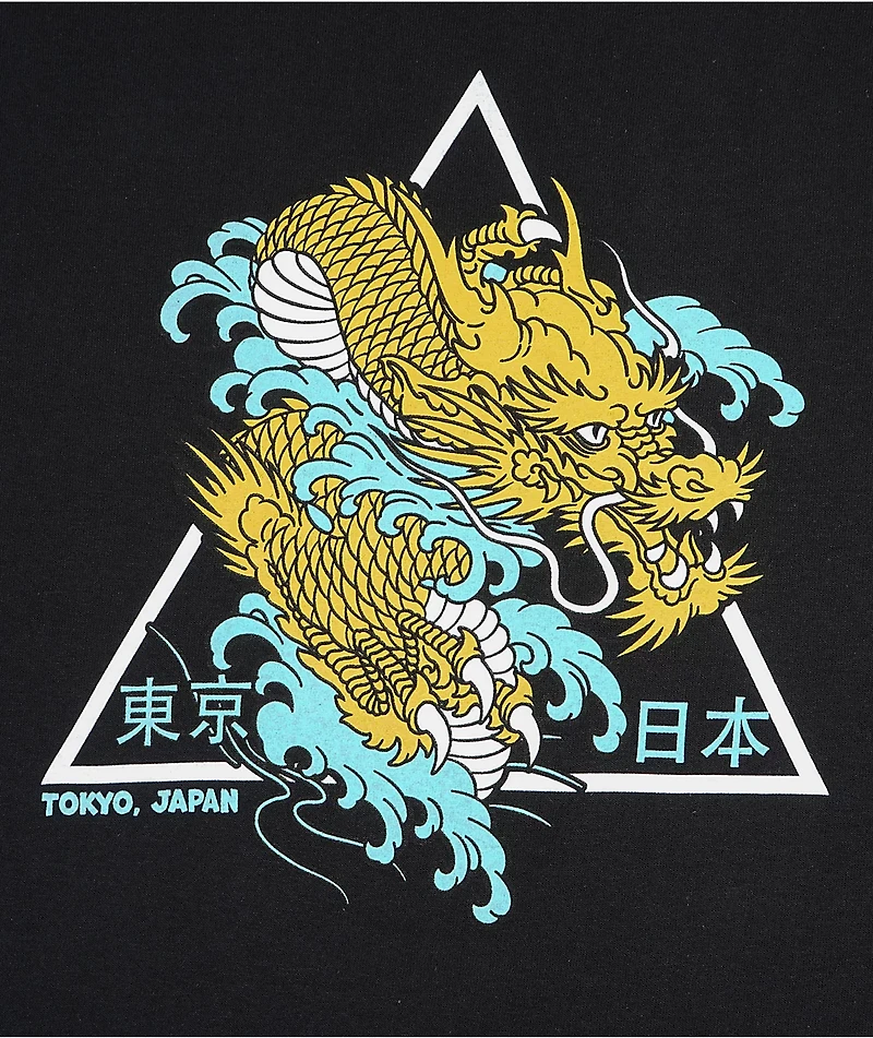 The Forecast Agency Kids Tokyo Dragon Black T-Shirt