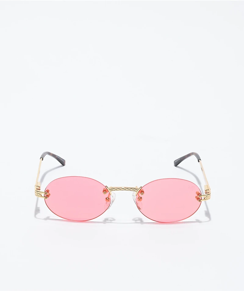 The Gold God Helios Red & Gold Flash Sunglasses