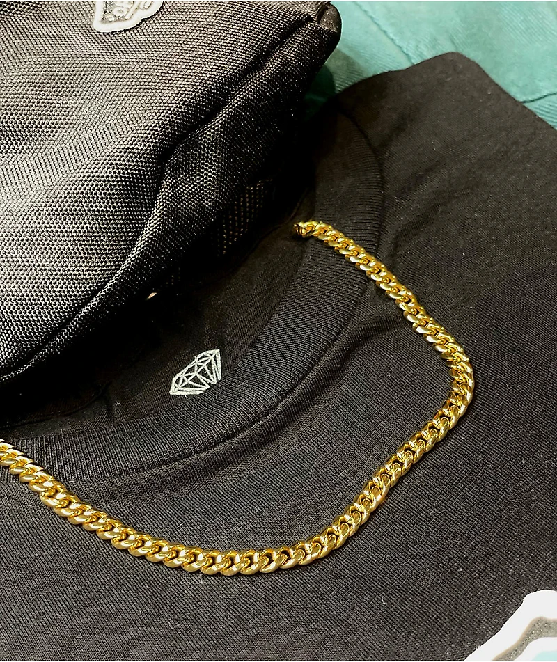 The Gold Gods 12mm Miami Cuban Link Chain Necklace